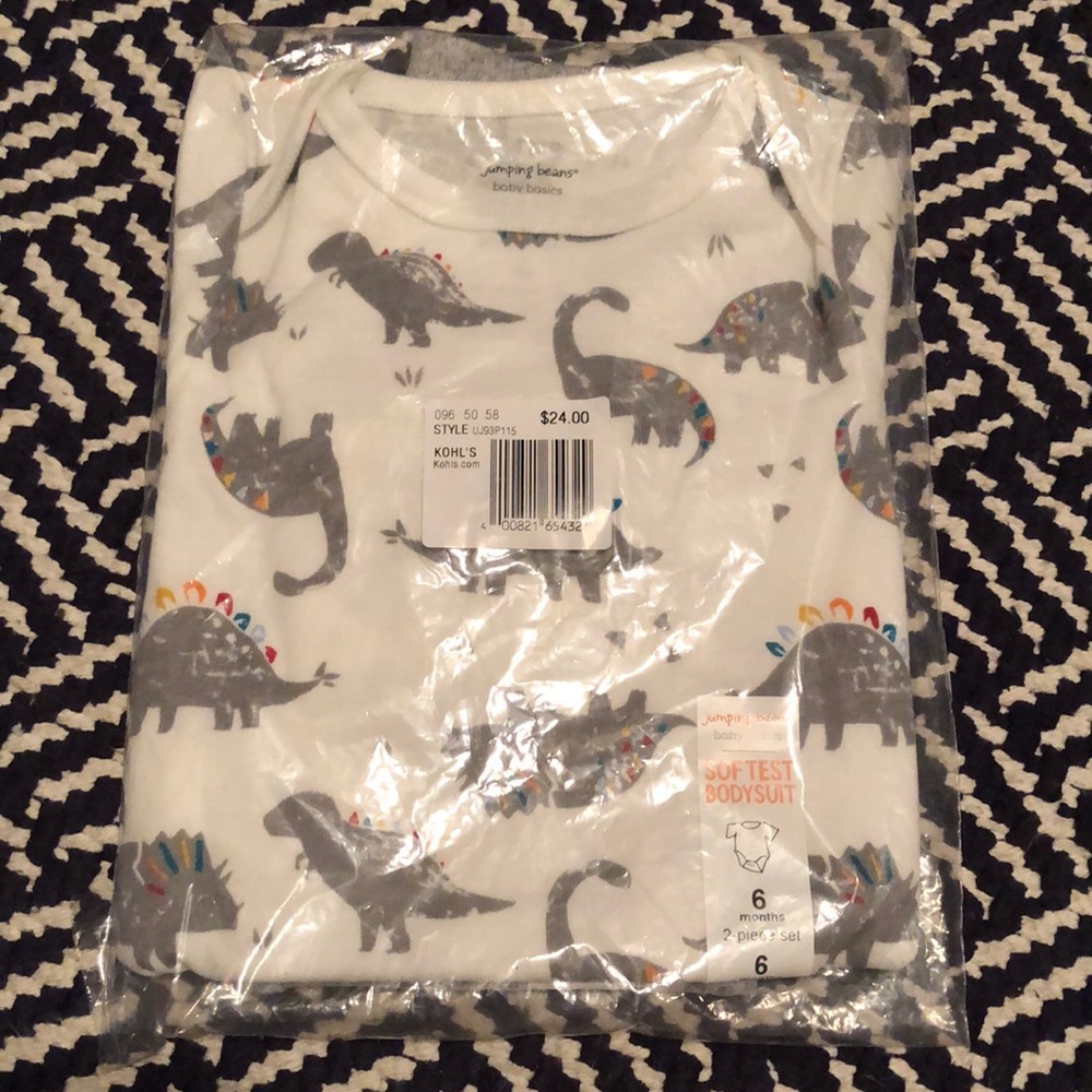NEW Jumping Beans short sleeve onesie w/ pants
